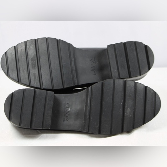 Life Stride Platform Slip-On Lug Sole Loafer Women’s Black Comfort Shoes Size 10 - Picture 5 of 9